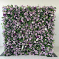 SZ04  Custom Wedding Backdrop Event Decor Flower Wall Artificial Faux Green pink Rose Flower Panel Salon Decor