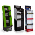 Advertising Portable Pos Cardboard Floor Display Stand Floor Standing Unit Paper Shelf Rack for Electronic Products Display Rack