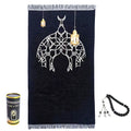 Best Travel Portable Prayer Rug Thick Praying Mat Luxury Prayer Carpet  with Rosary Beads Prayer  Mat Islamic