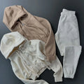 Custom Logo Tracksuit Heavy Weight Organic Cotton Fleece Women Sweatpants and Hoodie Set Cropped Hoodie and Jogger Pants