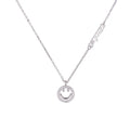 New 925 Sterling Silver Zircon Pendant Necklace Fashion Link Chain Statement Jewelry for Women for Wedding Party Anniversary