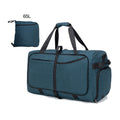 Large Waterproofing Foldable Lightweight Weekender Travel Duffel Bag with Zipper Closure Shoe Compartment for Sport Gym Use