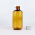 200ml Round Amber Shading Bottle Translucent Plastic PET Moisturizing Water Empty Bottle Free Sample Cosmetic Packaging Bottle
