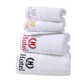 75x35cm Hotel Face Towel White Hotel SPA Club Sauna Beauty Salon Small Towel Face Towel Free Custom LOGO