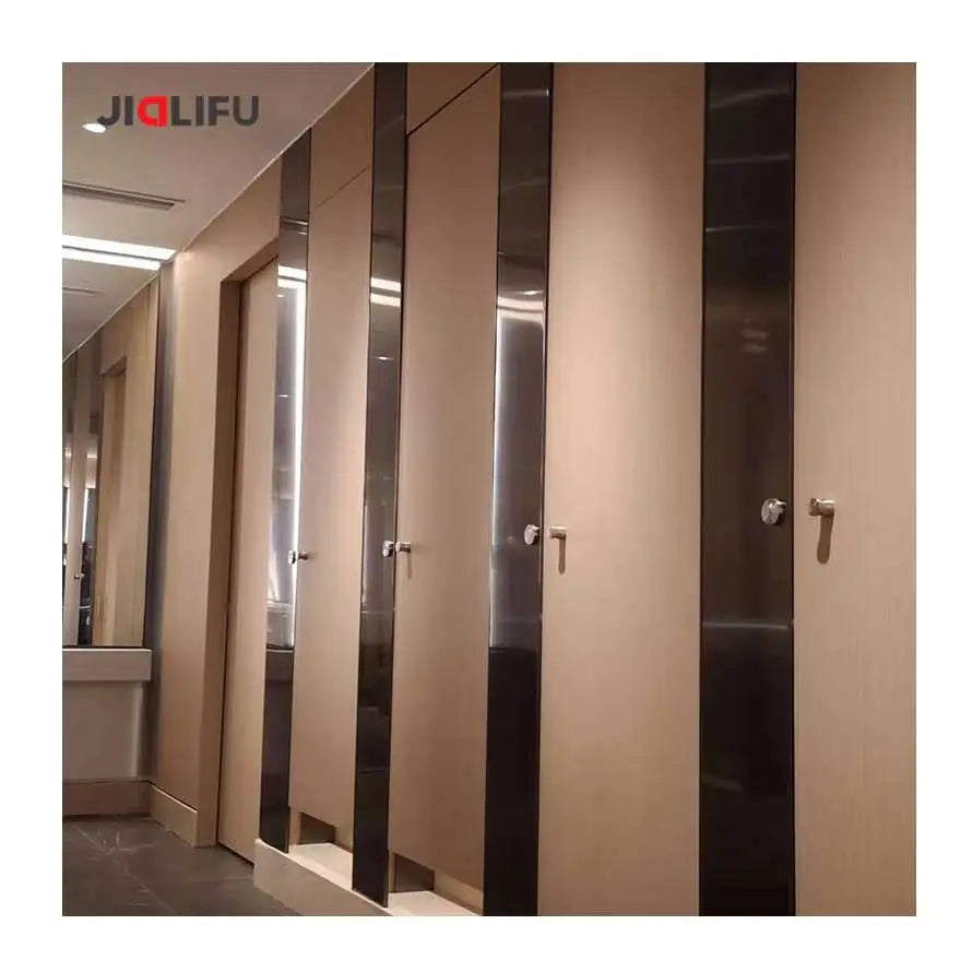 Jialifu Floor to Ceiling Design Private Toilet Cubicle for Shopping Mall Toilet Partition for Shopping Mall