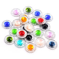 New Fashion 40pcs 10mm 12mm Mixed Color Flat Back Resin Cabochons Cameo Handmade Spacers for Diy Jewelry Making Supplies