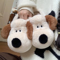 XIXITIAO Hot Sales Cartoon Stuffed Animal Plush Slippers Winter Warm Indoor Home Cotton Plush Shoes Soft Animal Fluffy Footwear