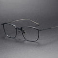 OEM Titanium Men's Flexible Eyeglasses Frame Fashionable Solid Pattern Optical Spectacles Reading Glasses German Eyewear