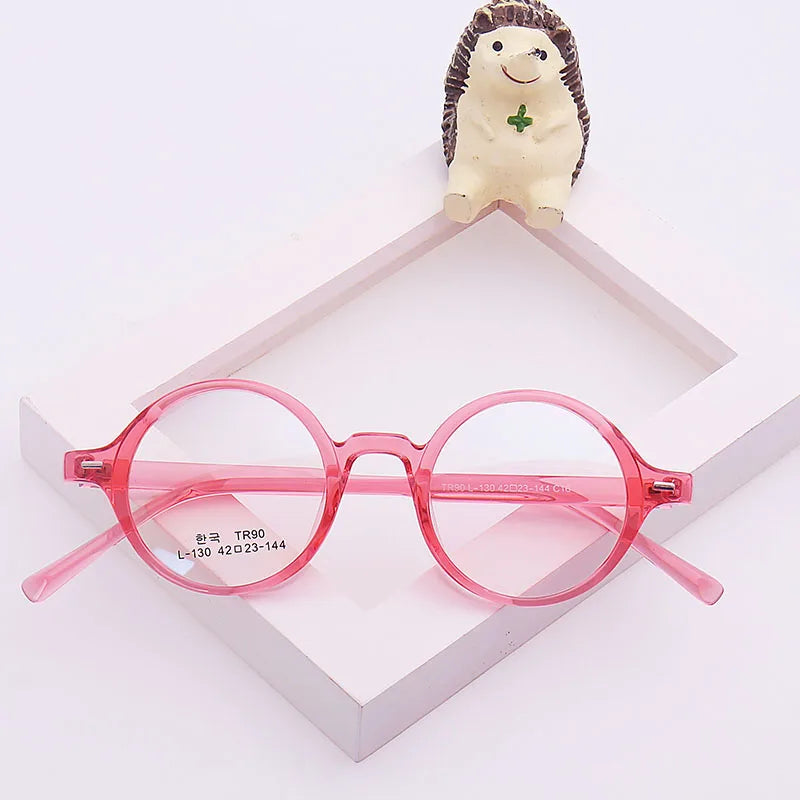 Round Shape Custom logo Allowed Optical Frames Women Tr90
