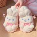 XIXITIAO Wholesale Bunny Slippers for Women Cute Fluffy Rabbit Slippers Cozy Home Shoes Funny Animal Slippers As Gift