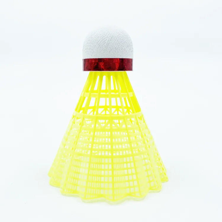 Factory Chinese Super Durable  White/ Yellow Cheap Badminton Nylon Shuttlecock Stable and Sturdy High Speed Badminton Shuttles Training