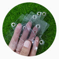 Clear Transparent Mobile Phone Lanyard 100pcs/lot PVC Anti-lost Fixed Hanging Strap Patches Cord Clip Card Shell Connection