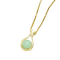 Fashion Stainless Steel Chain Simple Design Hotan Jade Blessing Bag Zircon Pendant Necklace for Women Jewelry