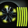 20 Pack Universal Car Reflective Rim Stripe Decals Car Wheel Tire Rims Reflective Sticker Stripes
