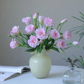 Factory Direct Simulated Lisianthus Flowers Wedding Decorative Flowers Silk Artificial Platycodon Flowers