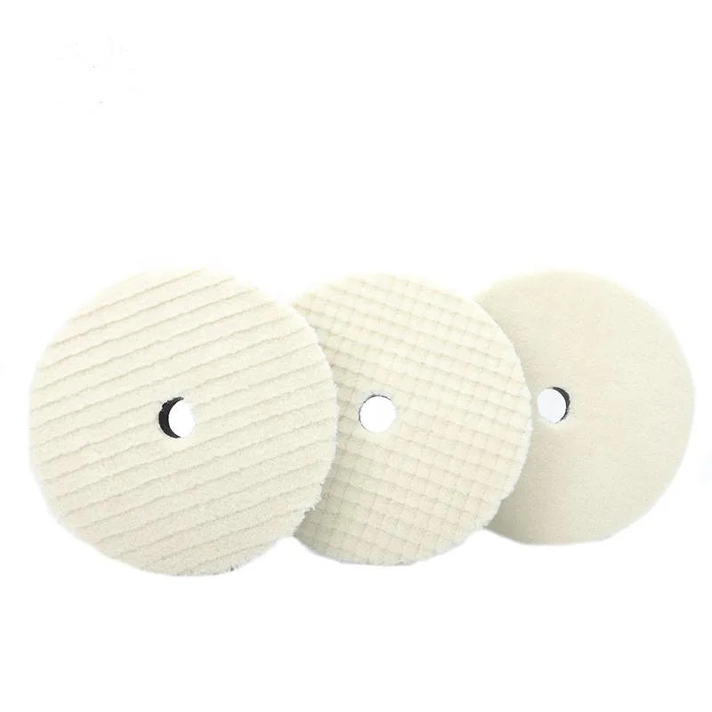 Source Factory Wholesale 6in Car Polishing Pad JPN Style Short Wool Buffing Pad for Car Body Heavy Cutting OEM