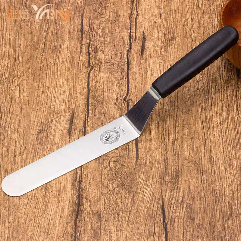 Factory Direct Sales ABS Handle Baking Tools Strong Cream Freezing Useful Non-toxic Safe Angled Spatulas