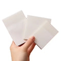 50pcs/pack Transparent Sticky Notes Students Use Tear-off Note Small Notebook to Learn Office Memo Can Be Pasted Note Paper