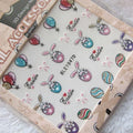 Easter Bunny Eggs Chick Nail Stickers for Women Girls Kids Easter Nail Design Manicure Tips Nail Art Decor
