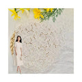 Spring Summer 100%Cotton Woven Breathable 180G/M Hollow Eyelet Embroidery Fabric for Fashion Garment