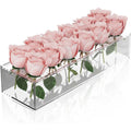 Clear Acrylic Flower Vase for Centerpieces Modern Acrylic Vase for Decor Wedding Centerpieces for Tables Acrylic Vase