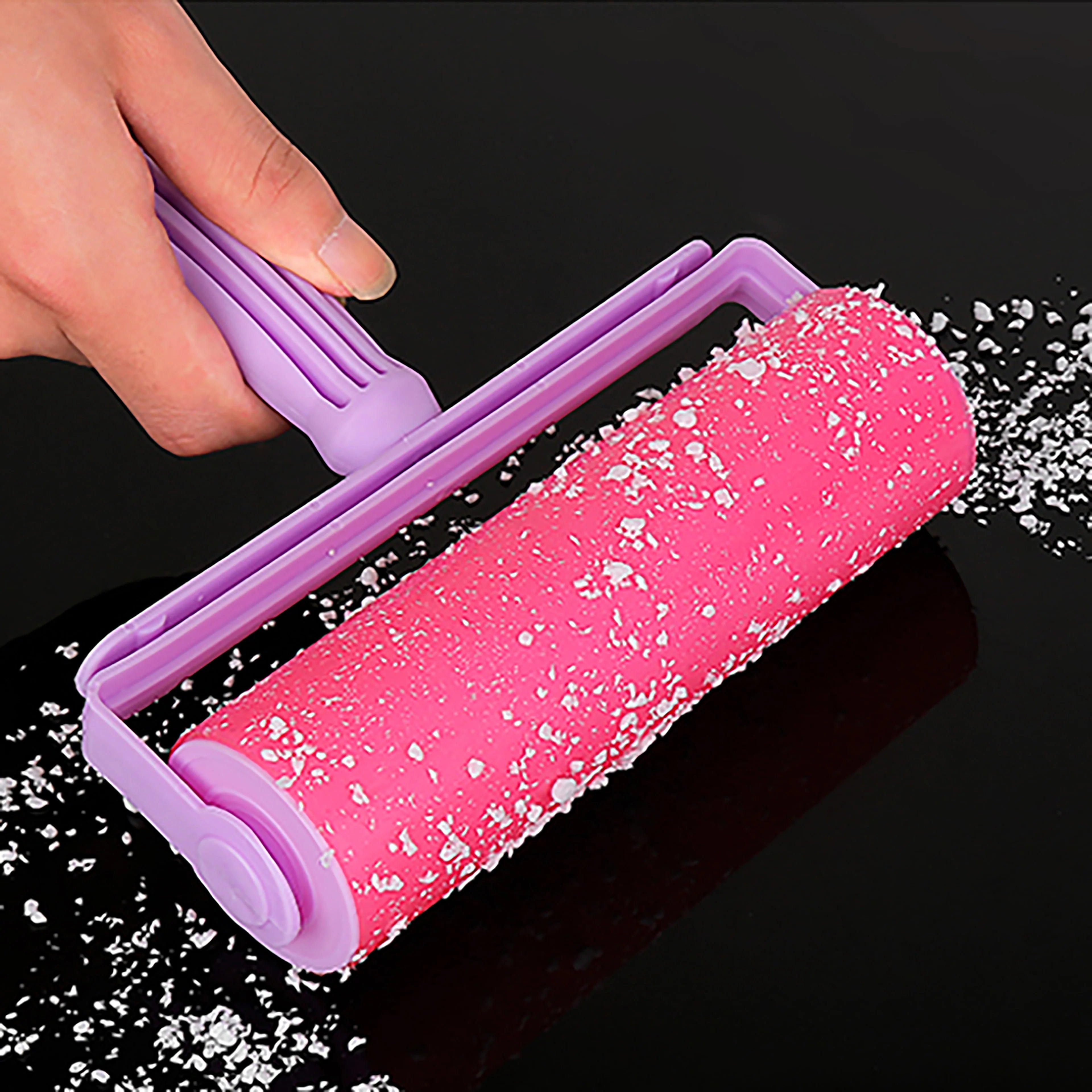 Reusable Brush Lint Sticky Rollers House Dust Remover Washable Rubber for Pet Hair Cloth Roller Type Manual Home Cleaning Tool