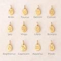 SC New Style Stylish Stainless Steel Jewelry Accessory Vintage Gold Geometric DIY Charm Vintage 12 Zodiac Pendant Accessories