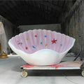 Giant Shell Photo Props Simulation Marine Life Shell Sculpture Resin Fiberglass Wedding Party Props