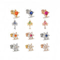 Luxury 3A Zircon Titanium Stud Earrings Hypoallergenic Durable Comfortable Minimalist Fashion Piercing Jewelry