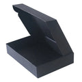 Black Luxury Paper Gift Box Flying Logo Customizable Foldable Ribbon for Clothes Matt Lamination Magnetic Folding Carton Caja D