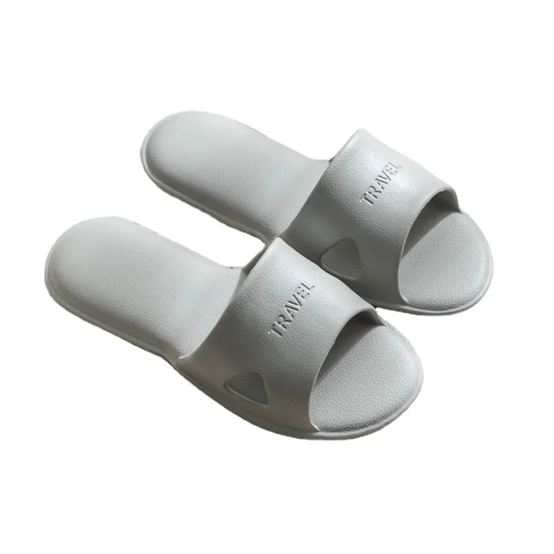 Summer Hotel Travel Plane slippers Female Lightweight Portable Folding Couples Non-slip Bath Household Wholesale slippers
