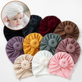 Infant Newborn Toddler Unisex Cotton Cartoon Headband Bonnet Turban Hats for Beach Travel Daily Use All Seasons