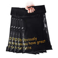 Wholesale Handle Poli Mail Plastic Package Poly Mailer Shipping Mailers Packaging Black Mailing Bags Polymailer Bag for Clothing