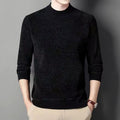 Men's Round-Neck Loose-Fitting Thickened Knitted Sweater Winter Warm Long-Sleeve Anti-Wrinkle Front Custom Option 100% Polyester
