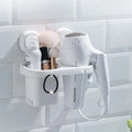 TAILI Vacuum Suction Cups Hanger Hooks Toothbrush Holder and Large Suction Clear Wall Hooks Hair Dryer Holder