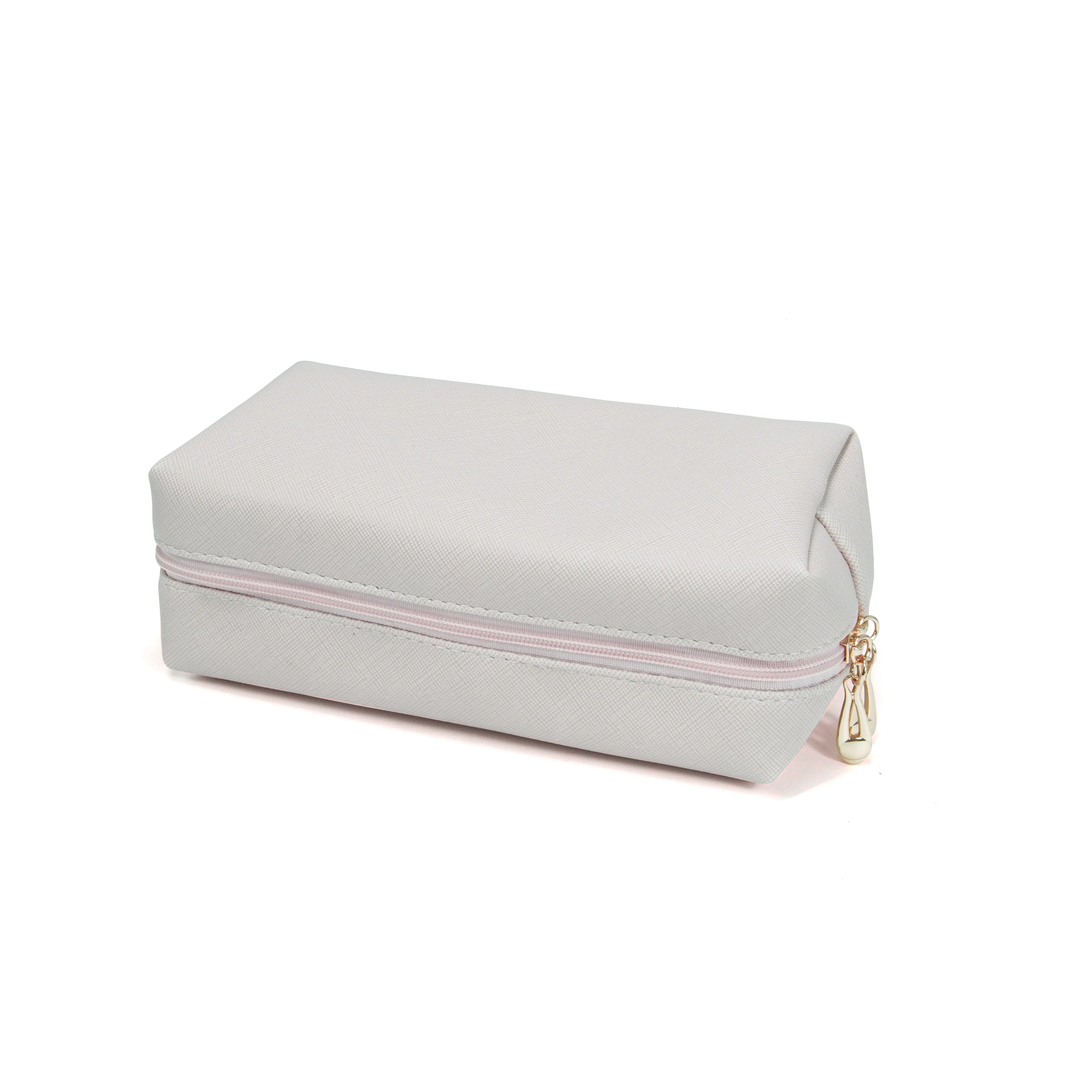 Customizable Eco-friendly Waterproof Leather Jewelry Packaging Storage Bags for Travel Single Tier Durable Small Business Use