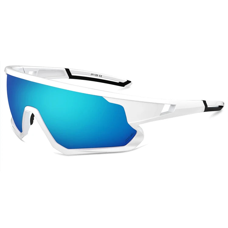 Custom Sports Sunglasses Polarized Lenses Eco-Friendly Fishing Running Glasses UV400 Protection Windproof Cycling Riding Eyewear