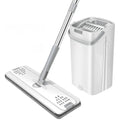 DOOSO Rotary Mop Head and Retractable Handle Hands-Free Floor Mop Cleaning Tool Flat Mop Bucket