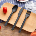 Good Quality CPLA Eco Friendly Compostable Biodegradable Party Spoon and Fork Set with Custom Logo PLA Tableware