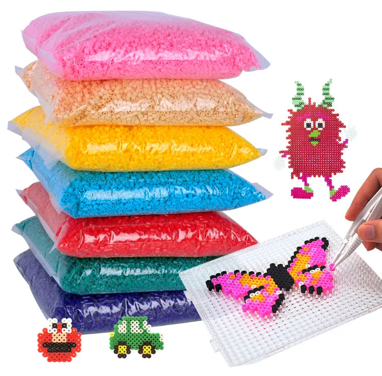 Wholesale Educational Toys Artkal Beads S-1KG Diy Puzzle Game Ironing Beads Set Plastic 5mm Fuse Perler Beads
