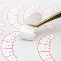 70 Sheets Other Eyelash Practice Tools Eyepad Lash Paper Map Practice Sheet Eyelash Extension Practice Eye Patches for Beginners