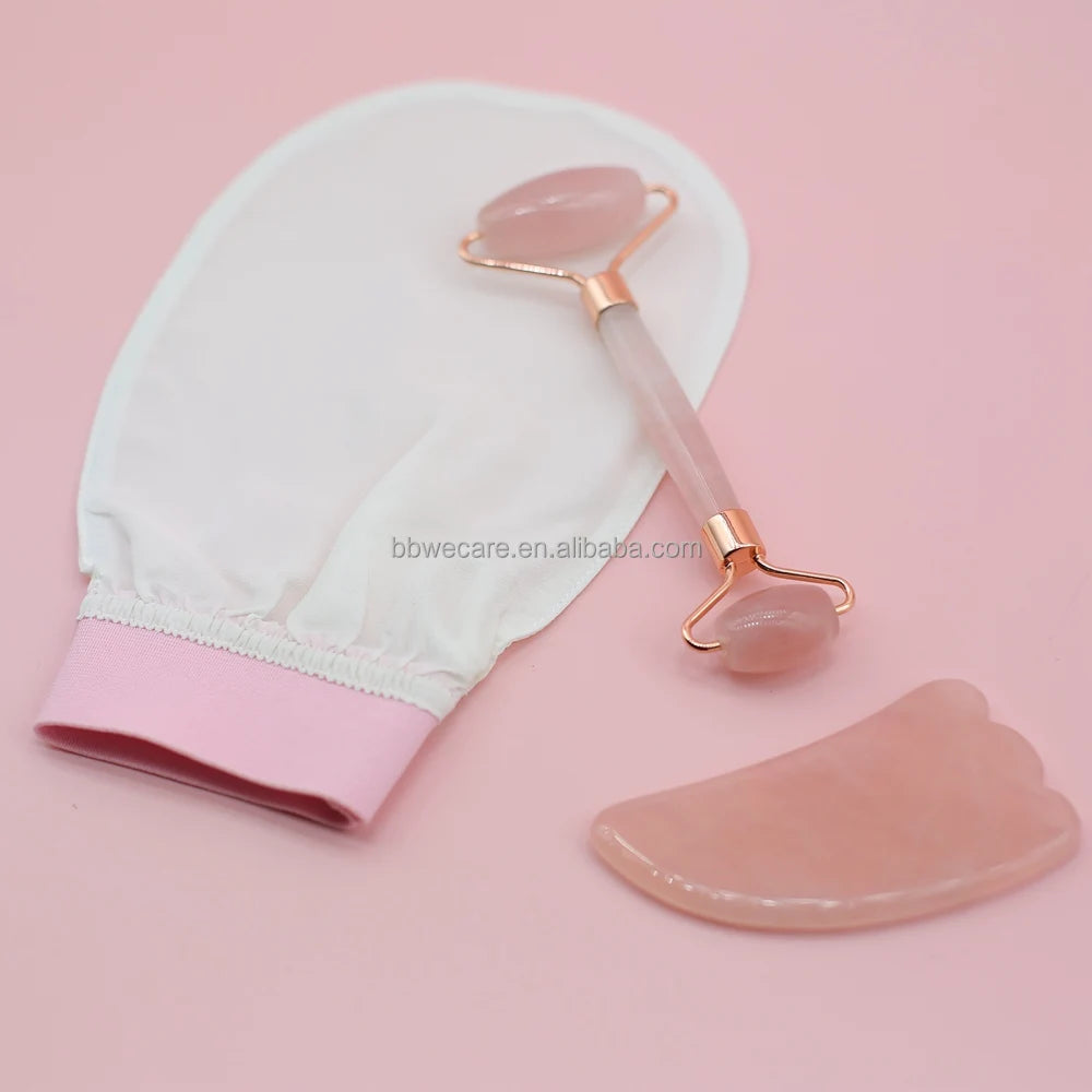Silk Exfoliating Gloves Natural Raw Cocoon Silk Exfoliating Bath Mitt 100% Pure Silk for Face and Body Remove Dead Skin