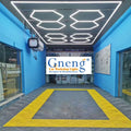 ZT1018  Led Workshop Light Easy Installation Car Detailing Lights Honeycomb Garage Hexagon Car Work Light