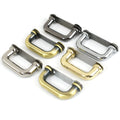 MeeTee BF125 High Quality 21mm Alloy Bag Strap Connective Clasp Alloy D Ring Buckle for Luggage Handbag Hardware Accessories