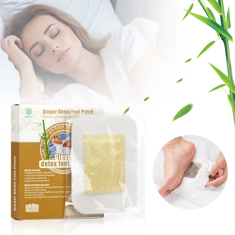 Direct Factory Natural Herbal Ginger Detox Foot Patches OEM Service