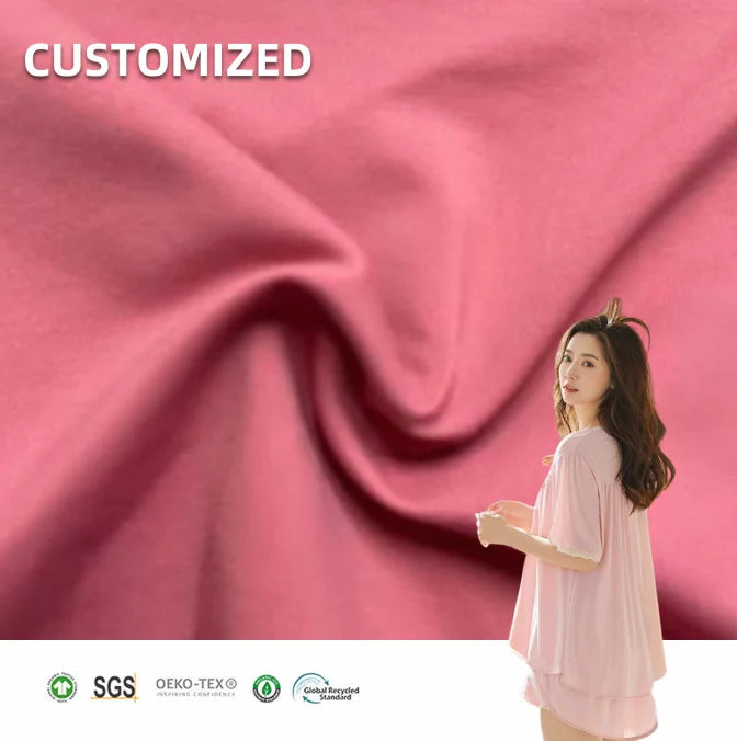 In Stock Ice Silk 160GSM Knitted Plain Nylon Spandex Jersey Fabric for Swimwear Sportswear & Costume