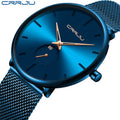 CRRJU 2150 Watch Waterproof 316 Quality Stainless Steel Men's Watches Luxury Quartz Men Clock Relogio Masculino Wristwatches
