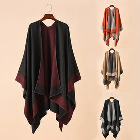 Womens Shawl and Wrap Evening Poncho Wedding Cape Bridal Formal Shawl Poncho Adult Winter Washable Solid Winter Scarf OEM Brand