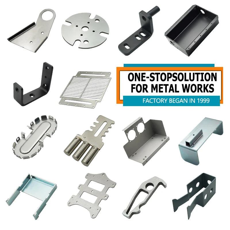 Custom Metal Parts Sheet Metal Fabrication Laser Cutting Bending Welding Parts
