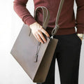 Inch Notebook Laptop Case Pu Leather Sport Side Chest Sling Crossbody Luggage Travel Shoulder Messenger Bag for Men Women